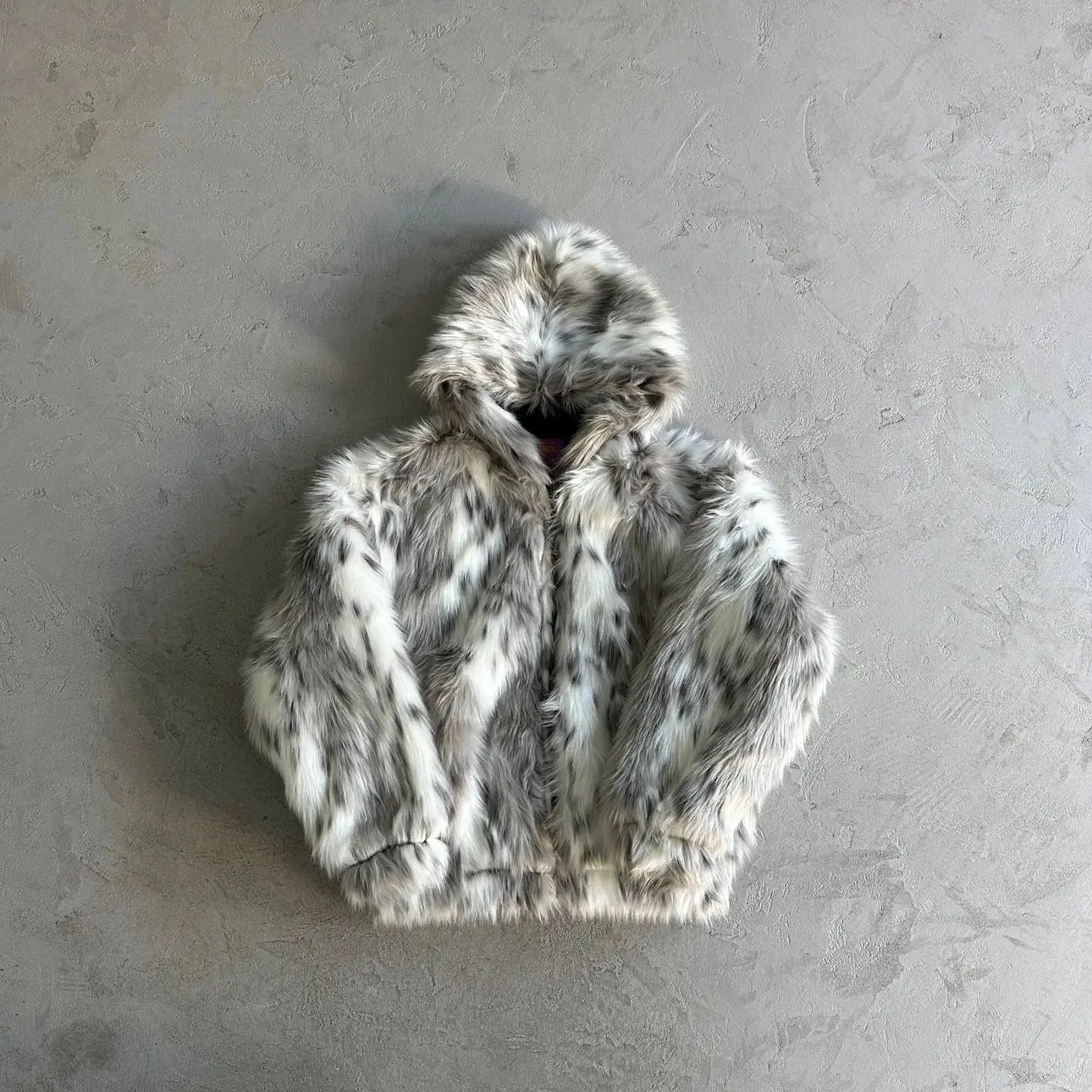 Jacquard Long-Haired Jacket