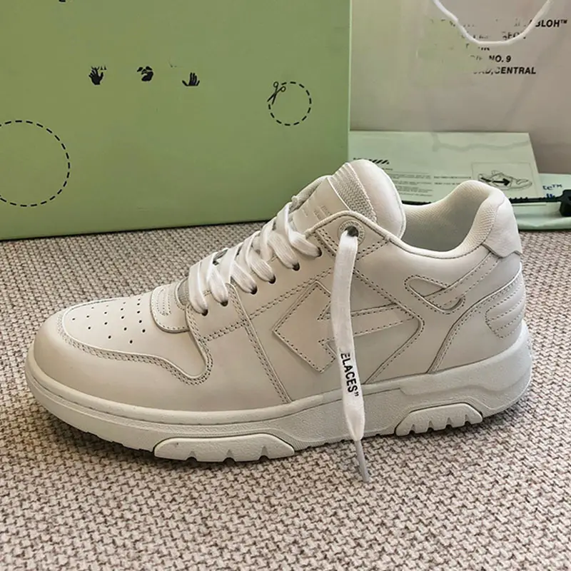 In-Stock 2025 New Off-Trend Brand Men's and Women's Shoes Genuine Leather Casual Sneakers Panda Color Thick-Soled Low-Top Loafers