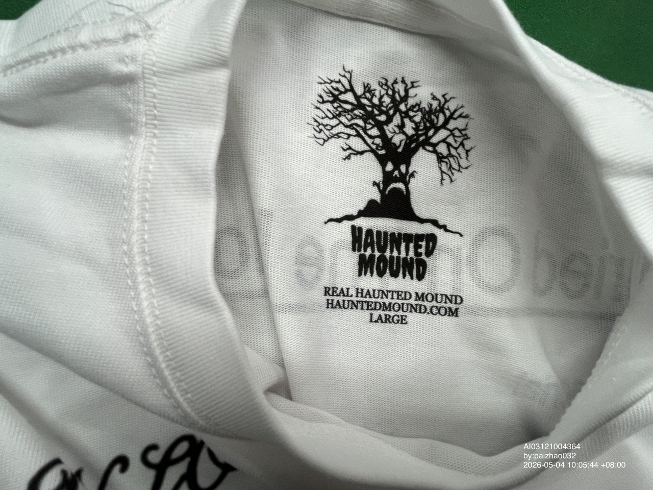 Uckshot Haunted Mound Hauntaholics Heavy Vintag American T-Shirt QC