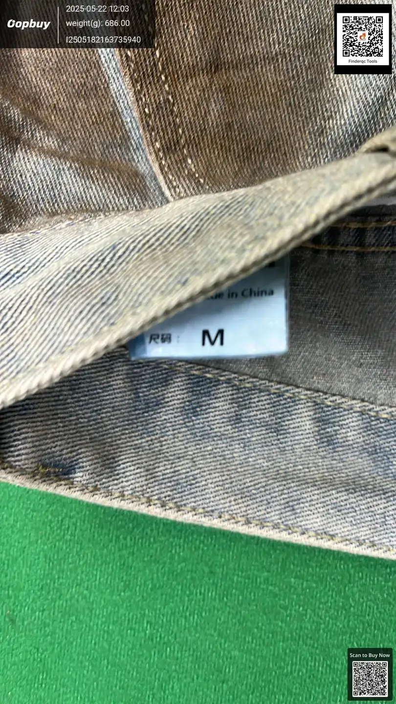 High Street Trendy Brand Washed Old Design Sense Jeans Spring and Autumn New Gender-free Loose Dirty Washed Wide-leg Machete Pants