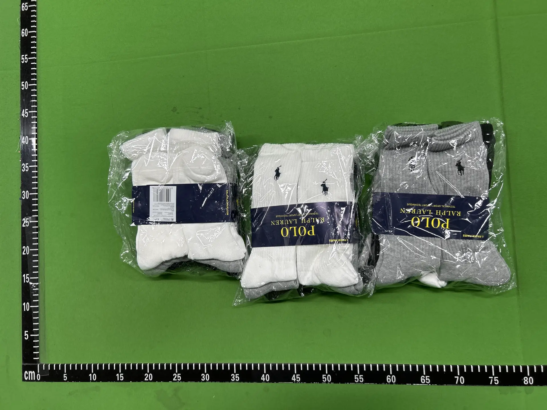 Paul Polo Pony High-Top 6-Pair Pack Quick-Drying Polyester-Cotton Socks Casual Sports Towel-Soled Men's Socks Sports Socks