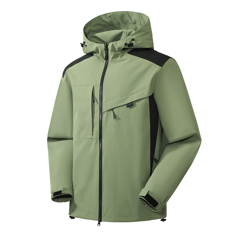 Cross-border New Waterproof Windproof Outdoor Jacket Men's and Women's Jacket Mountaineering Suit Breathable Windbreaker Sports Jacket