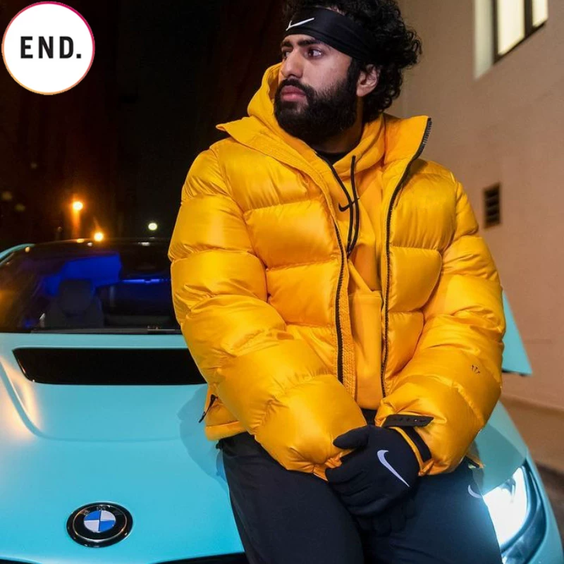 25 Winter Short Couple's down Jacket Men's Trendy Nocta Drake Collaboration Warm Puffer Jacket Coat Top