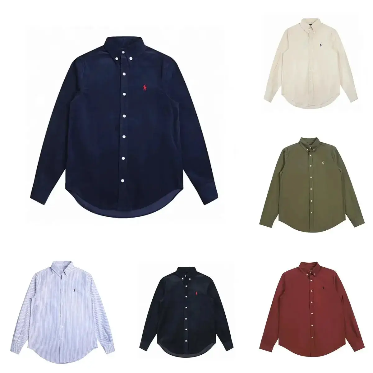 High-quality classic fashionable embroidered shirt coat