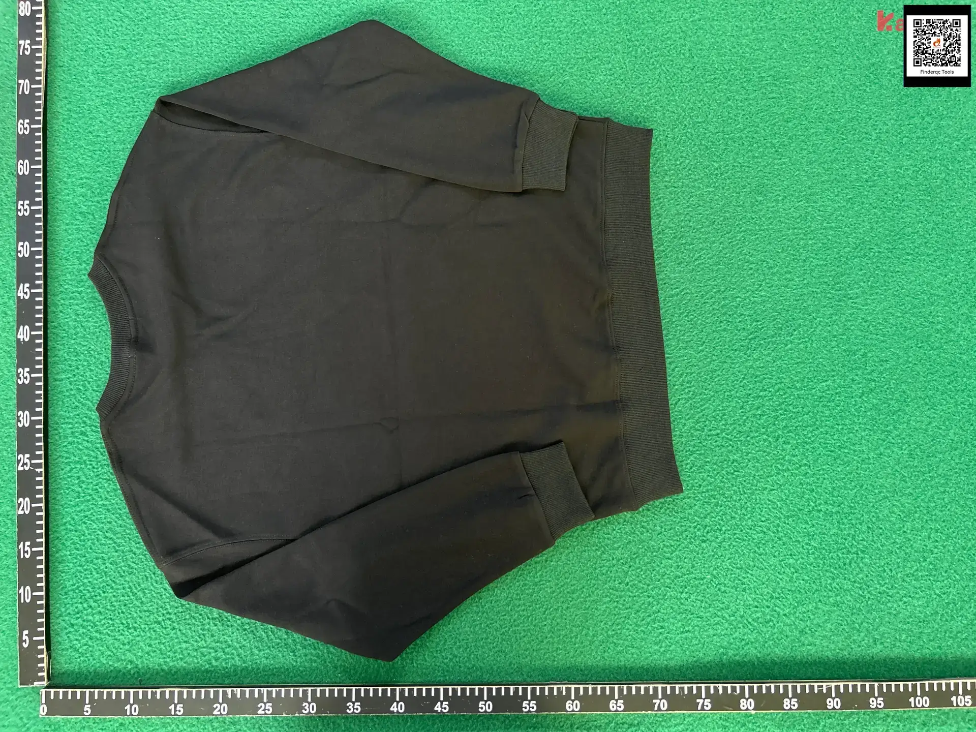 black crewneck sweatshirt