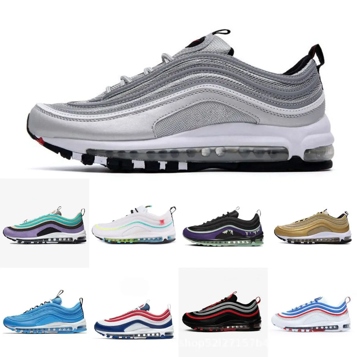 [New] 2025 New Model Men's Shoes Classic Air Cushion Running Shoes Unisex Black Comfortable New Sports Shoes