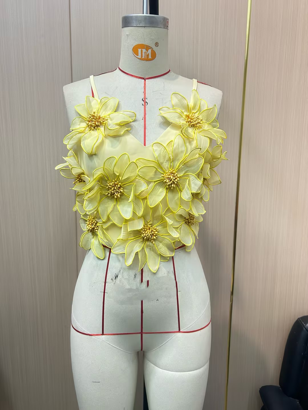 New Summer V-Neck Elegant Romantic Fresh Heavy-Duty Three-Dimensional Floral Women's Camisole Top An-140-1