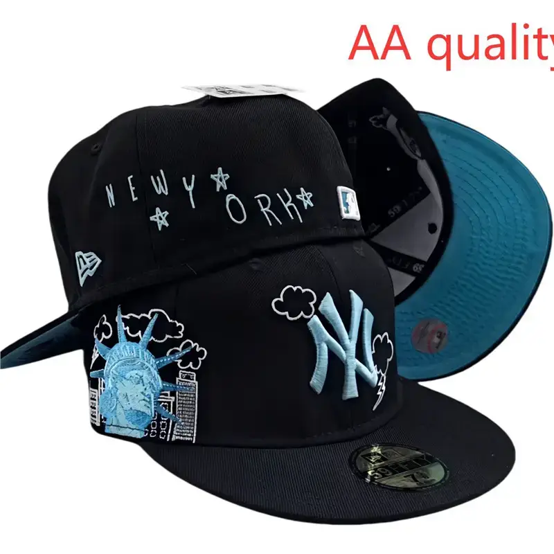 Factory Goods for the Major League Baseball World Series Ny Baseball Team Size Commemorative Hat Stereo Embroidered Closed Cap