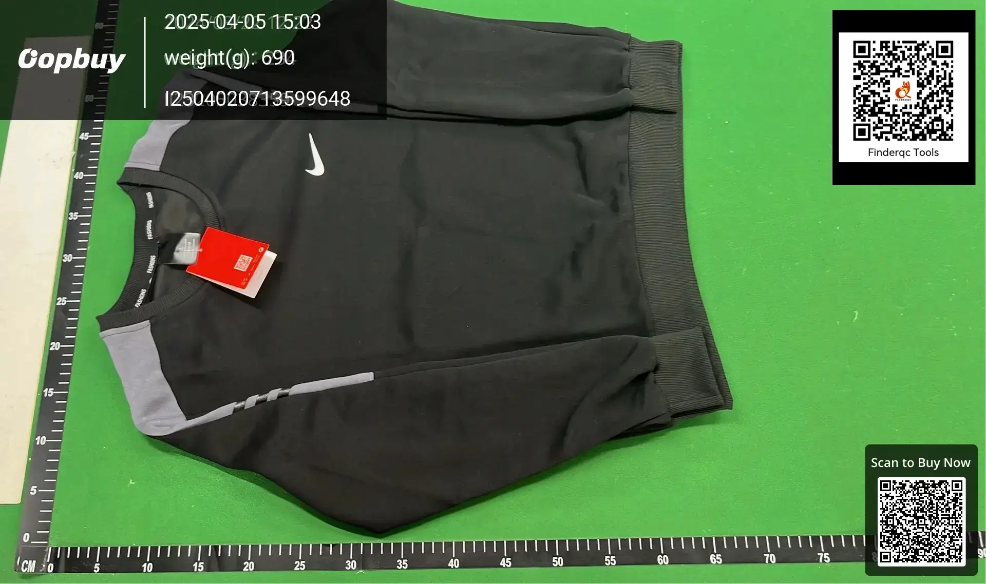 Nike Men's Black Crewneck Sweatshirt