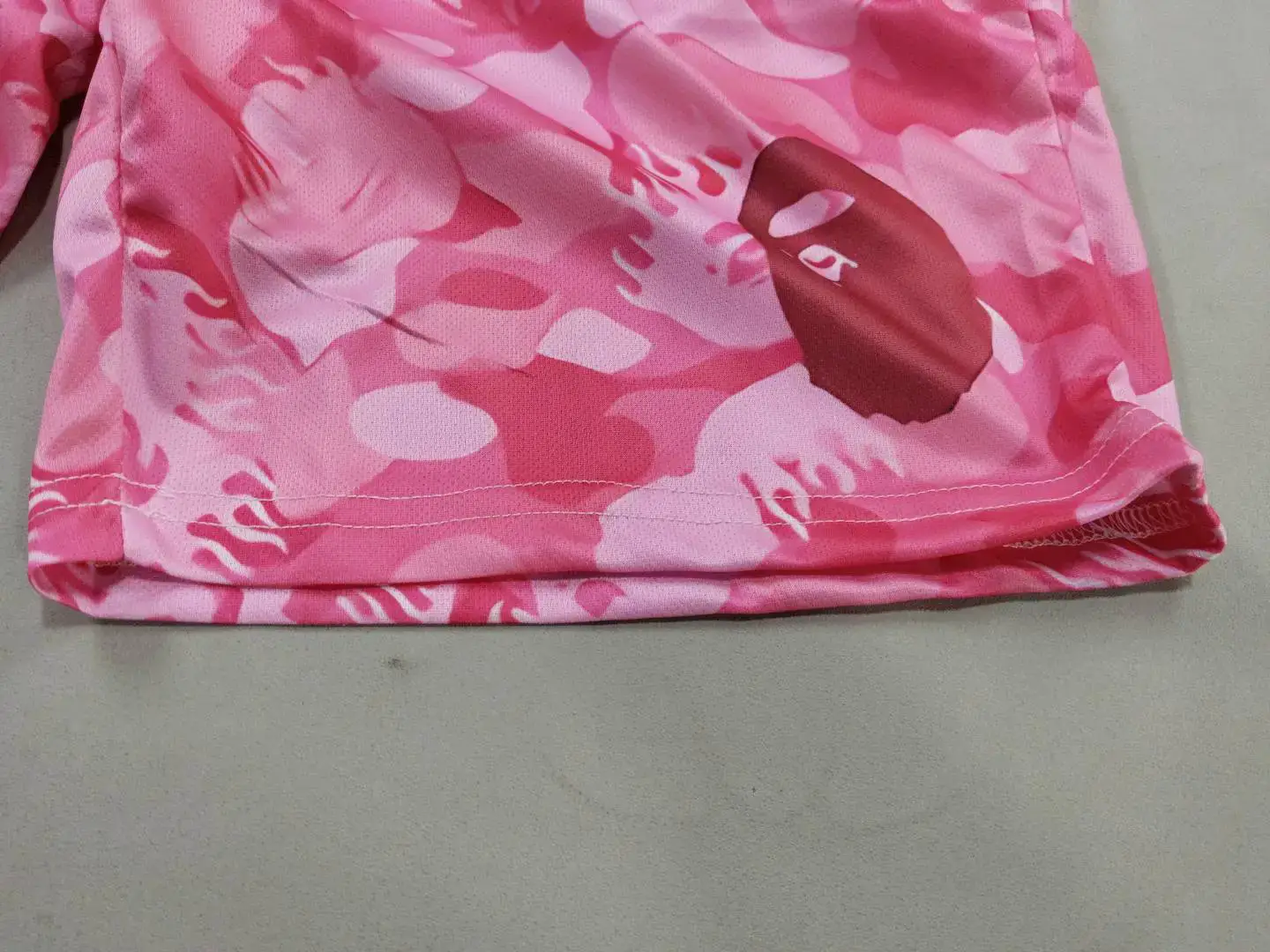BAPE Pink Camo Shark Shorts