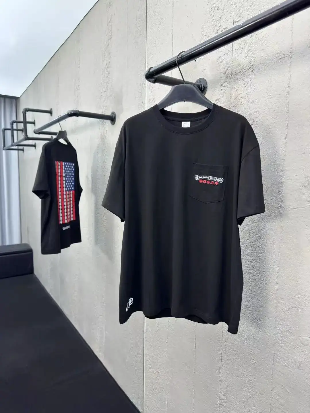 Self-made short-sleeved shirt