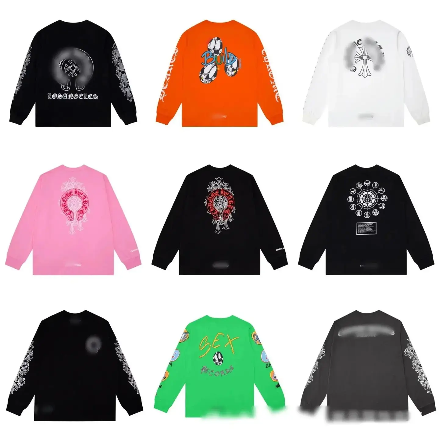 Chr0me He@rts Hoodie 特价+852 46367753