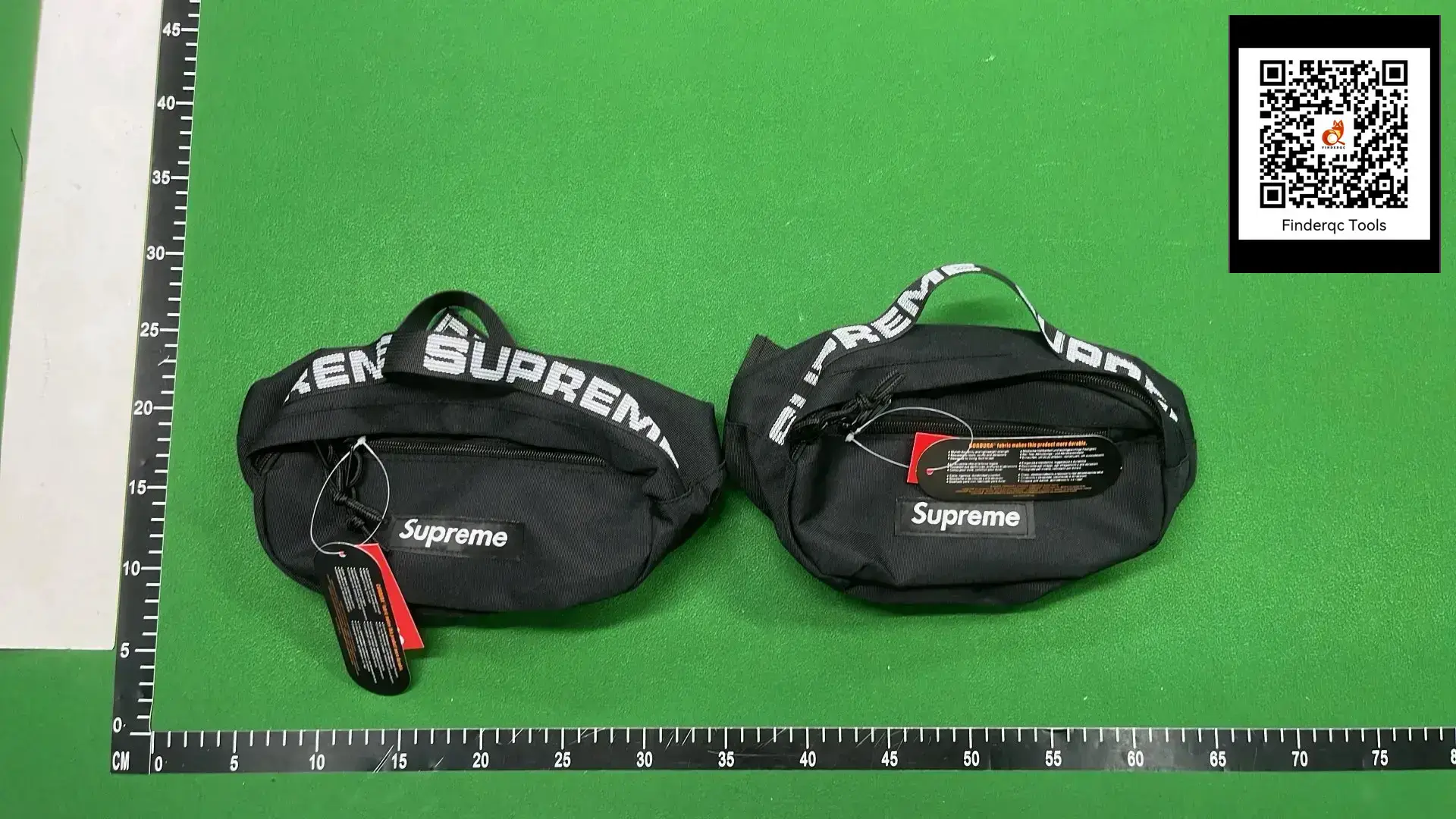 Supreme Black Waist Bag
