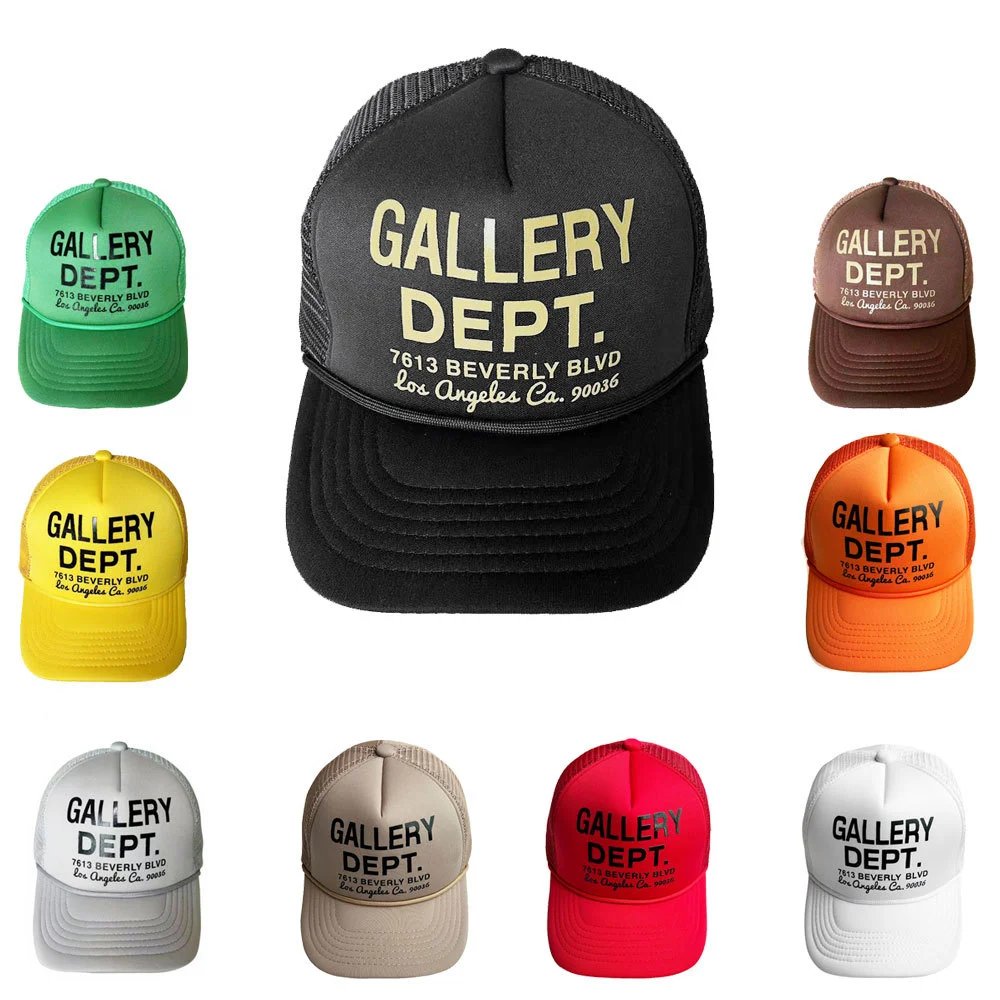 正确版本GALLERY刺绣帽子