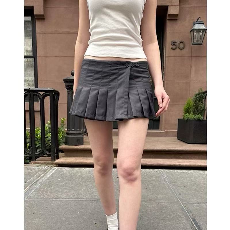 Brandy Bm New American One-Piece Sexy Short Skirt Pleated Skirt Female Bm High Waist Slimming Look A-Line Skirt