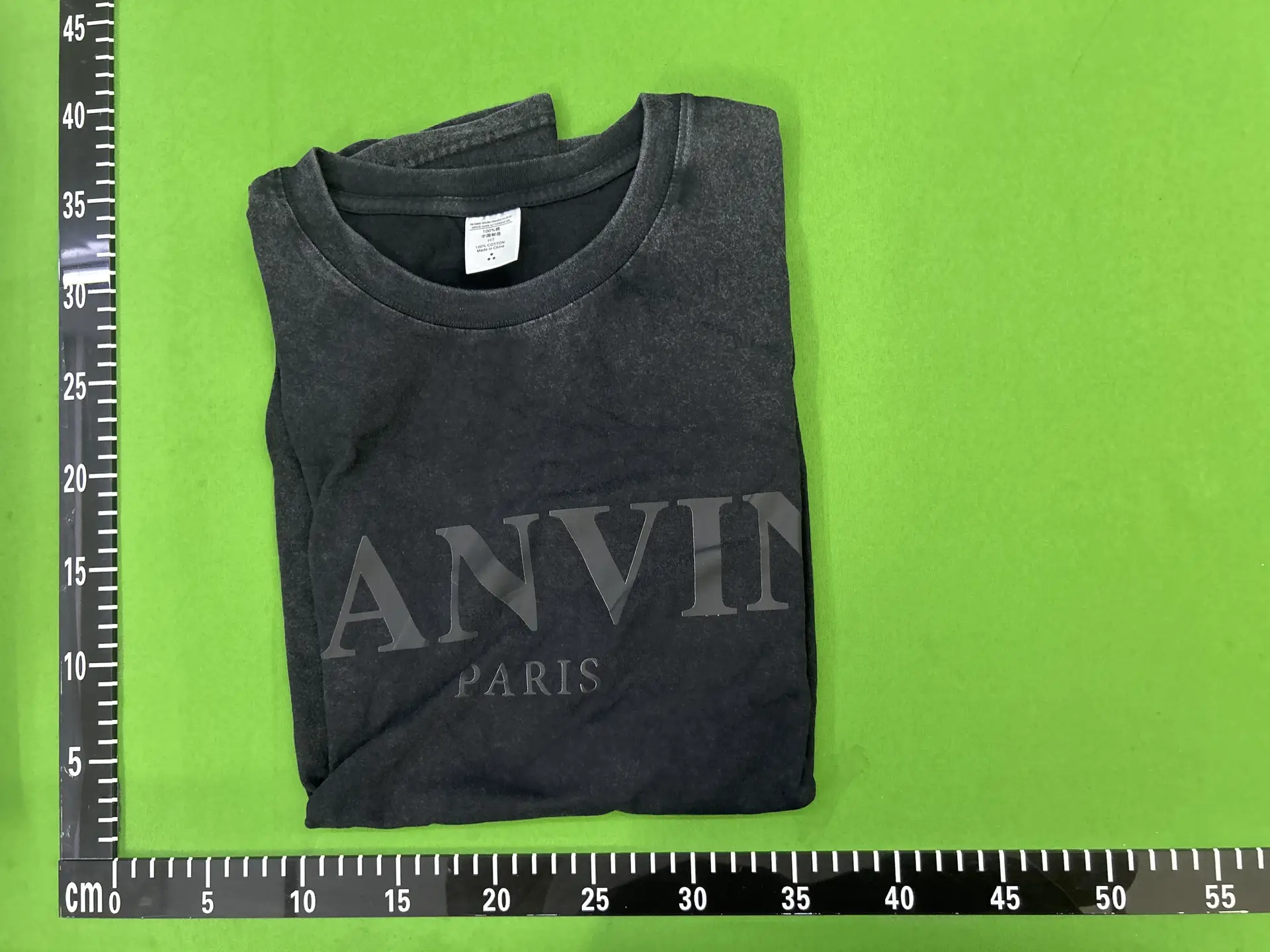 Foreign single Gallery Dept color splash ink letter printing washed old fashion brand short sleeve high street graffiti T-shirt