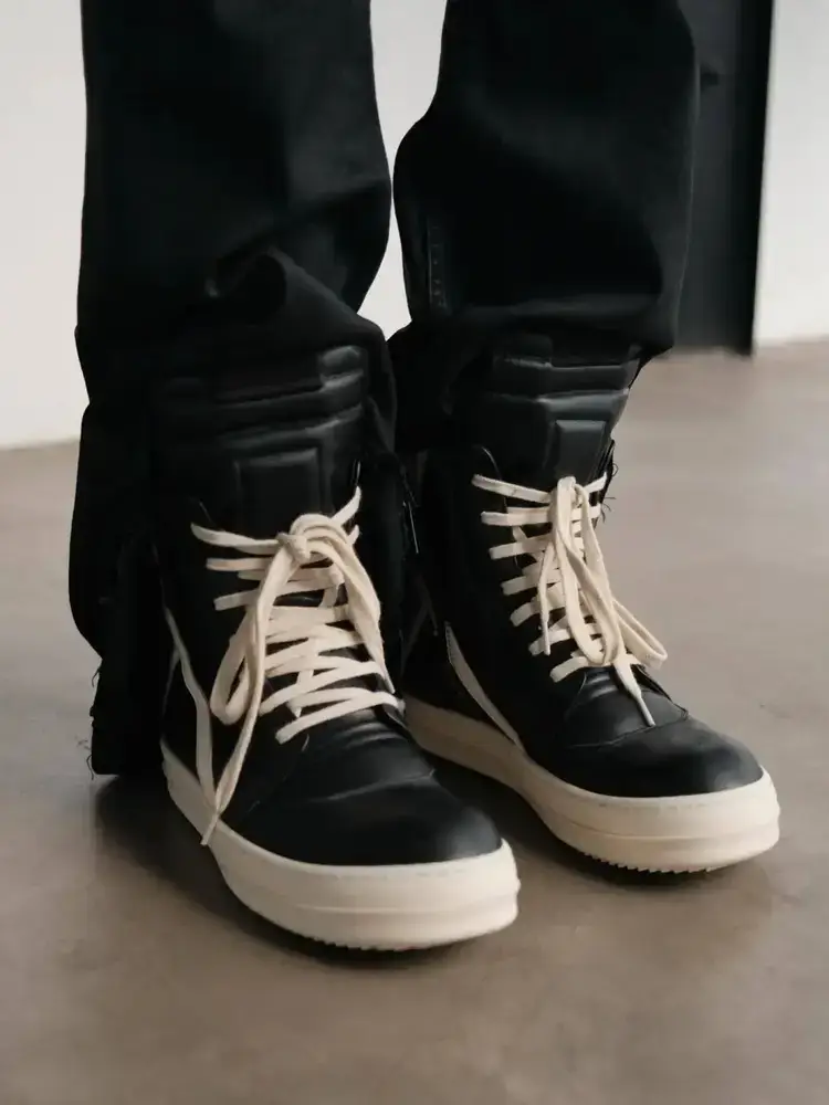 RO inverted triangle high top shoes, thick soled derby shoes, casual board shoes, men's trendy Martin boots, versatile inner height increasing short boots
