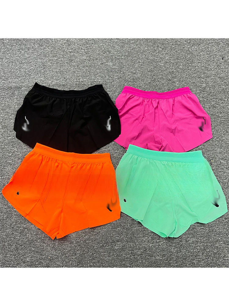Fitness New Track and Field Sports Quick-drying Training Three-point Sports Men's and Women's Marathon Breathable Running Lined Shorts QC-foto från 1688 på Qualit.ly