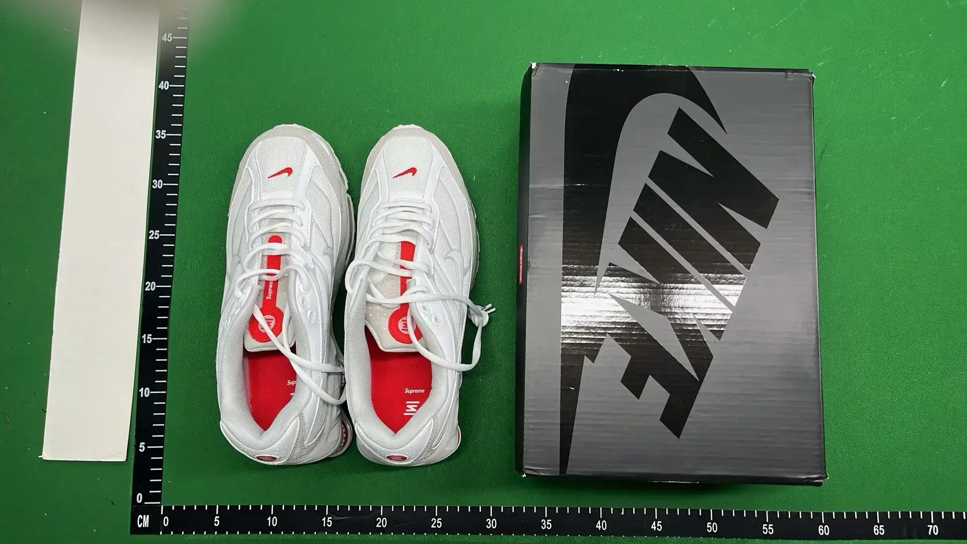 Shox Ride 2 SP Red Supre me联名白红男女潮流气柱跑鞋 黑白红绿 DN1615