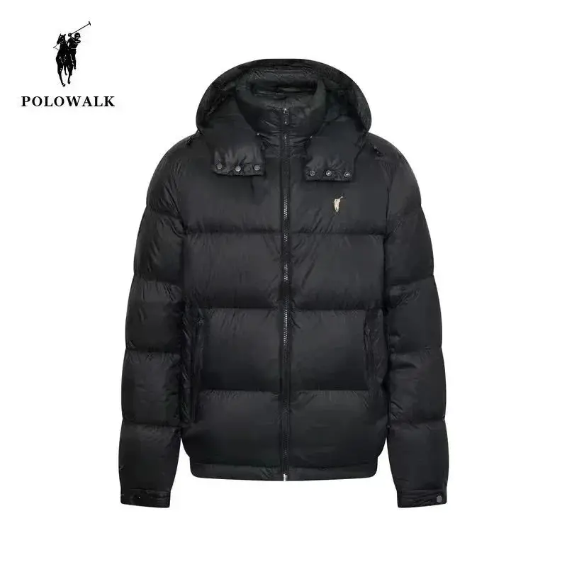 lfll thickened short hooded windproof outdoor cold warm sports down jacket