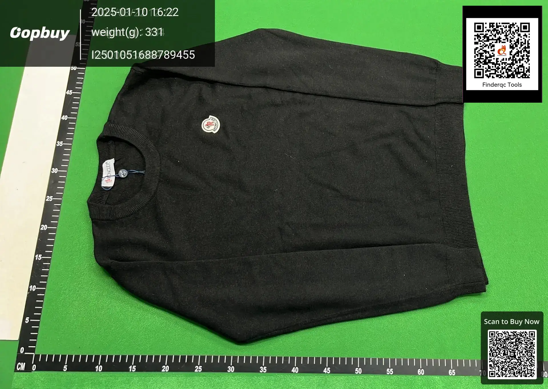 Moncler Black Sweater