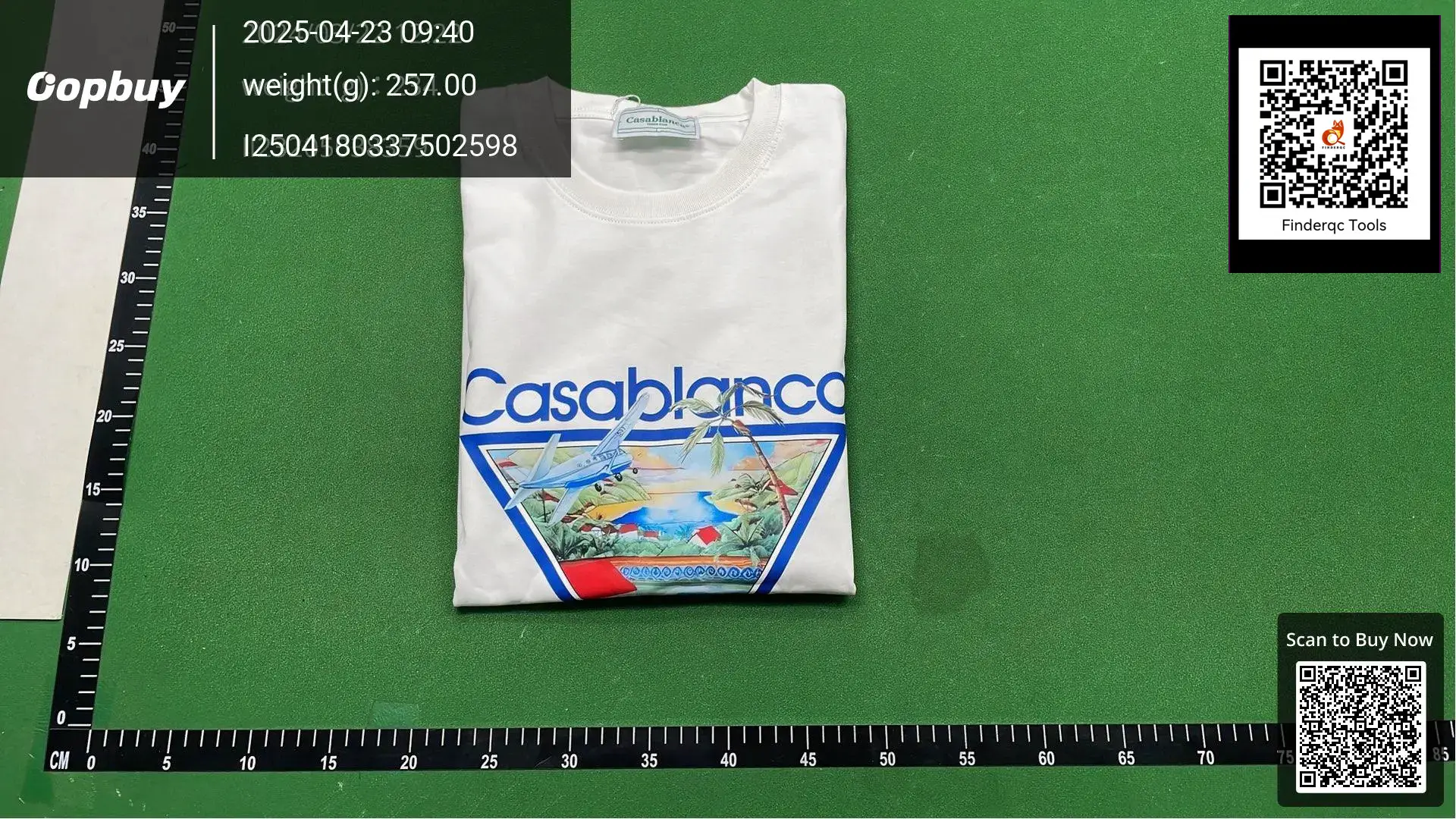 Casablanca Short-Sleeved T-Shirt White