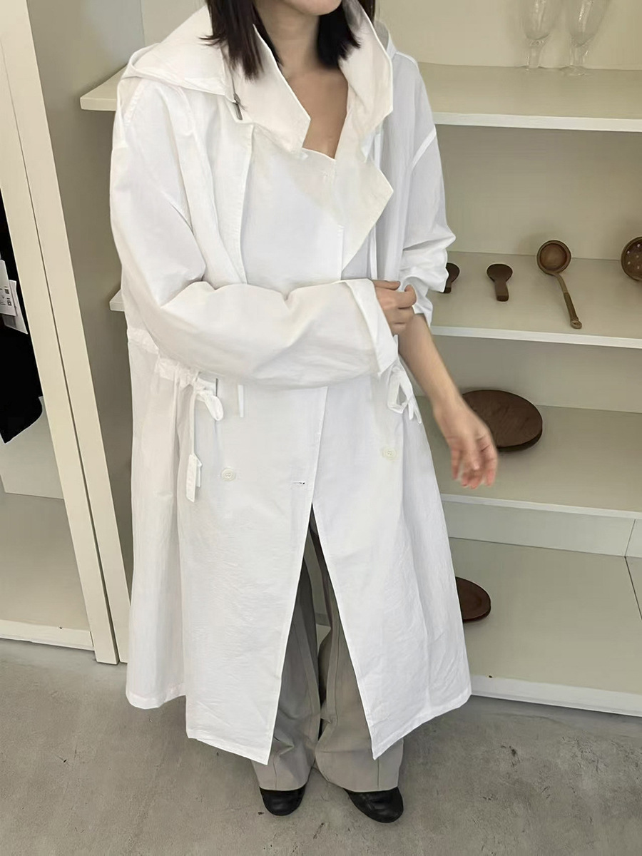 Love and Nancy Thirteen Lines 2026 Summer Korean A-Line Loose Breathable Sun-Protection Hooded Windbreaker Jacket for Women 04221