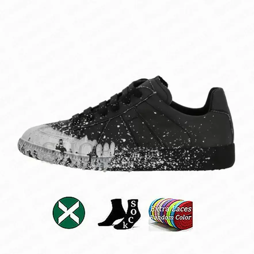 In-Stock Foreign Trade High-Top German Training Shoes, White Shoes, Dyed Style, Unisex, Cross-Border Casual Comfortable Flat Couple Sneakers