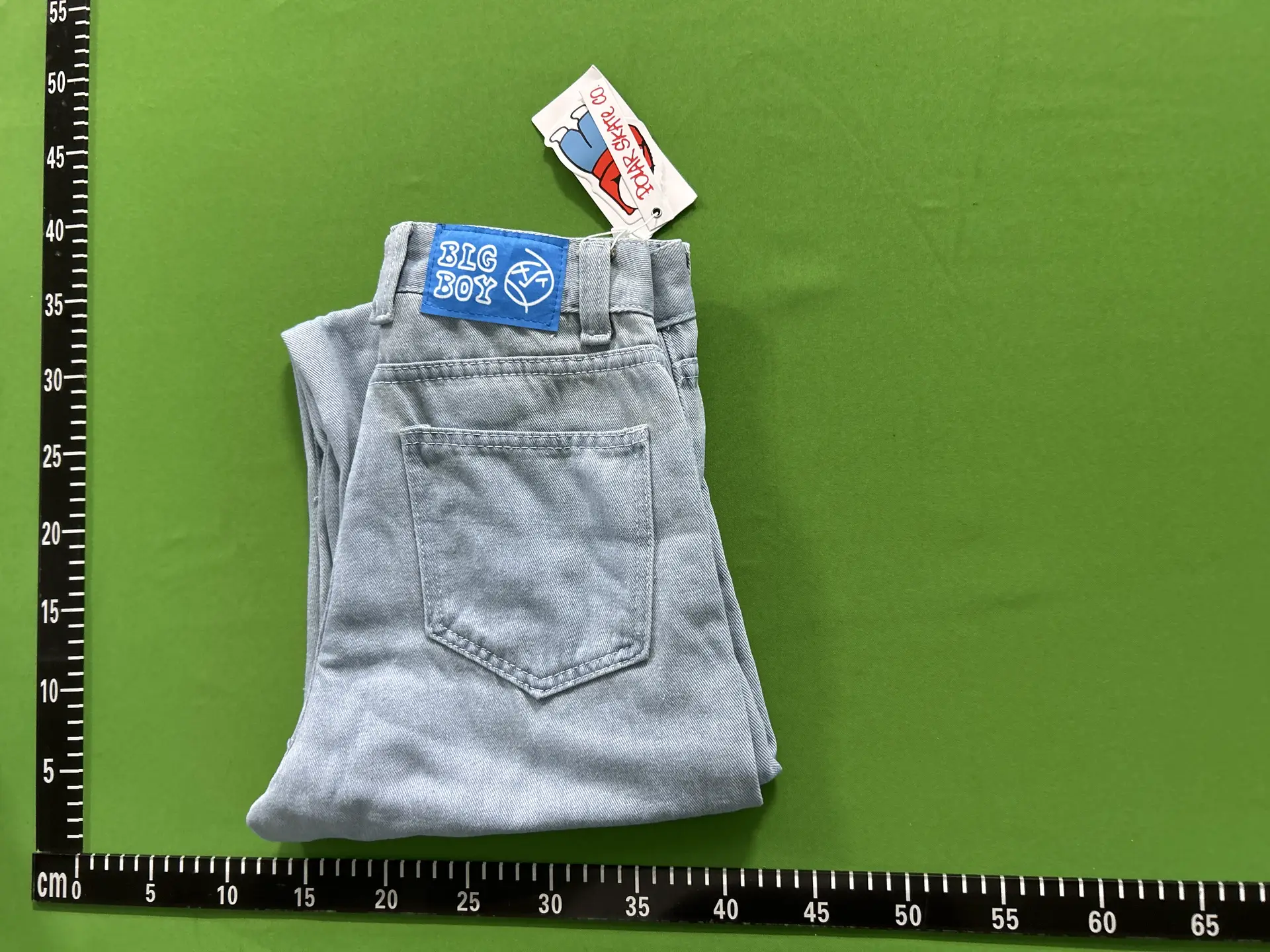 Spring New Polar Big Boy Embroidered Straight Jeans, Trendy Casual Versatile Jeans for Men and Women