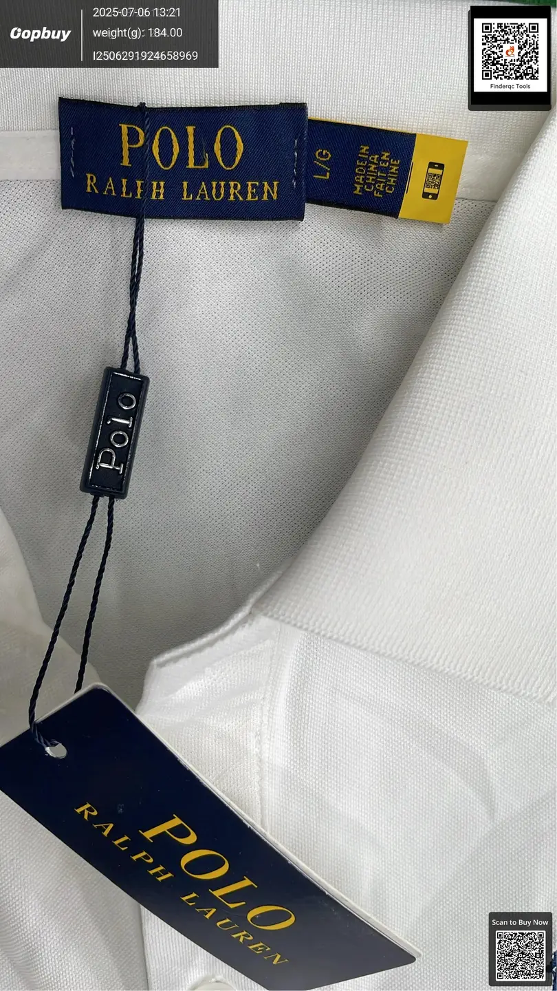 Polo Ralph Lauren White Polo Shirt