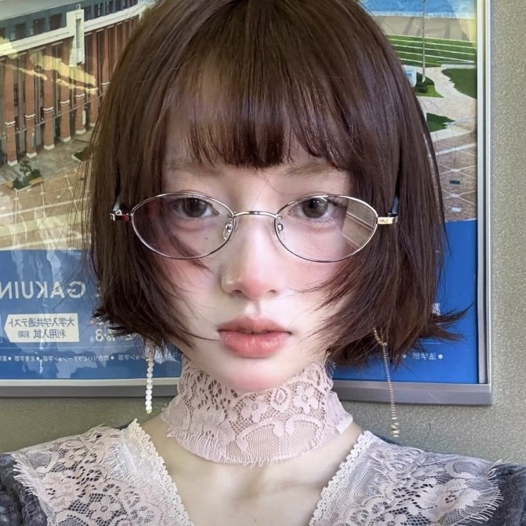 Vintage-Style Acetate Frame with Pins, Luxury Oval Prescription Glasses Bc-1013