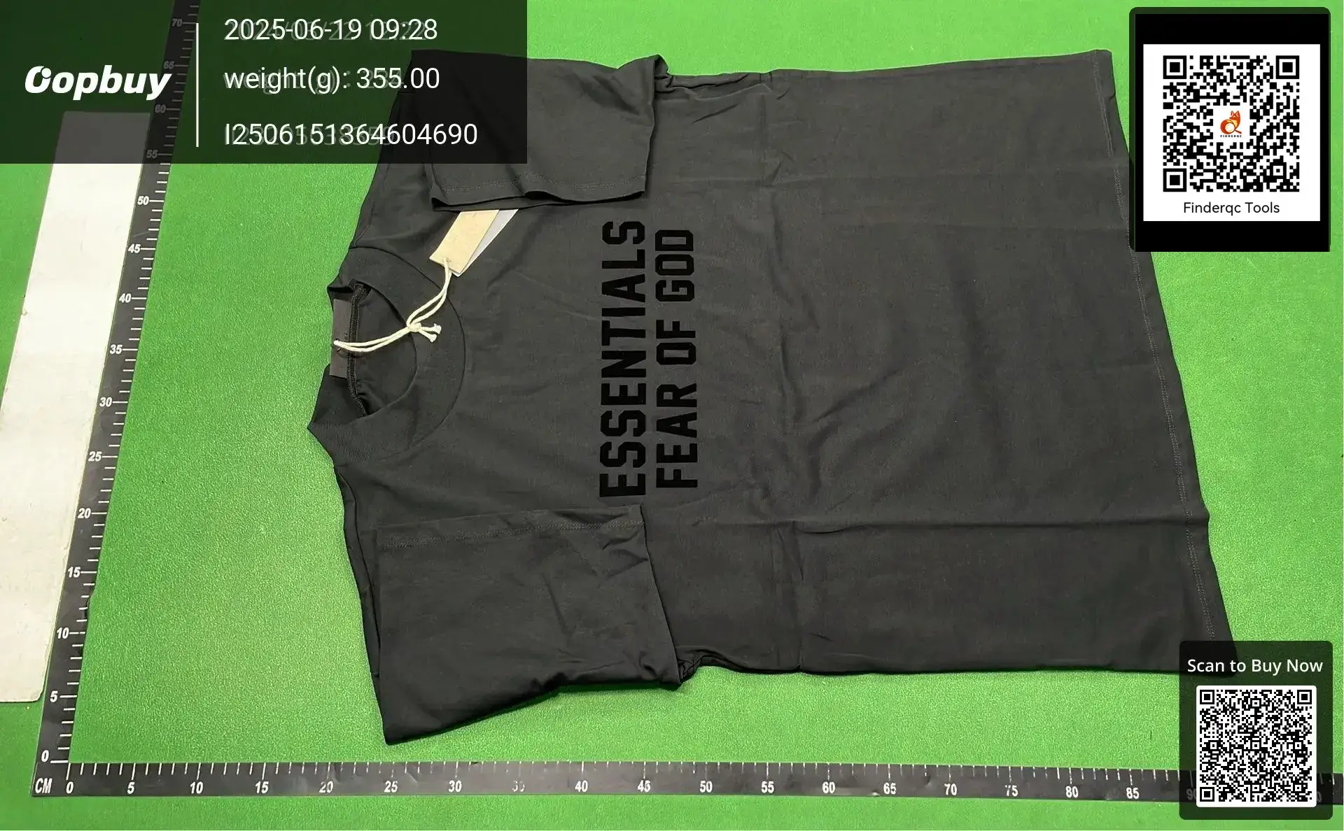 24ss FOG FEAR OF GOD fashion brand cloud series double line ESSENTIALS loose casual short sleeve t-shirt