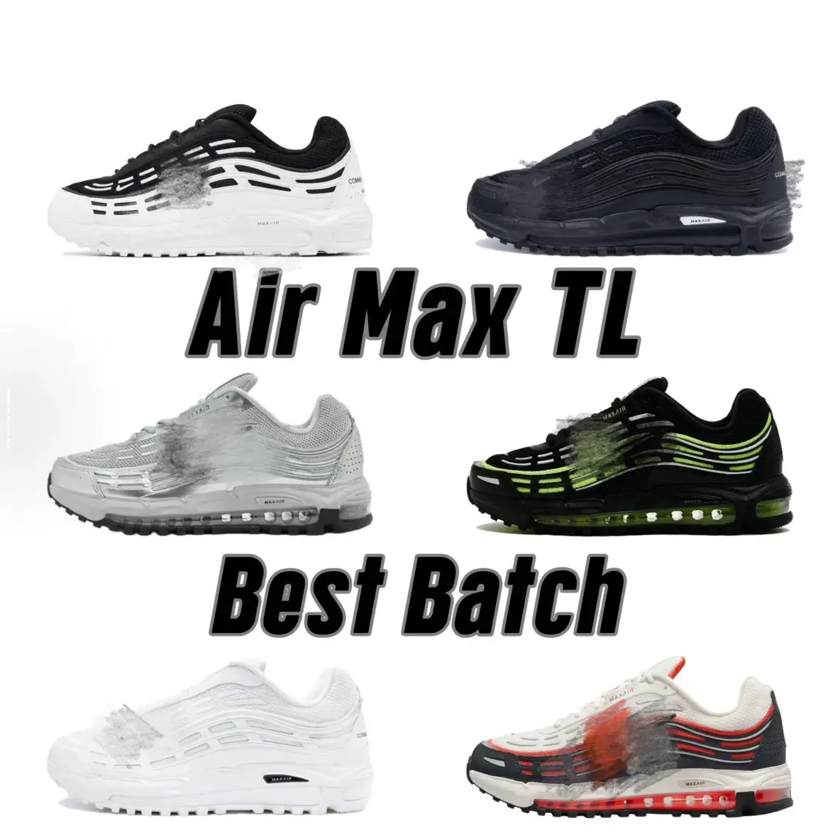【Best Batch版】 Homme Plus x Air M*ax低帮 跑步鞋