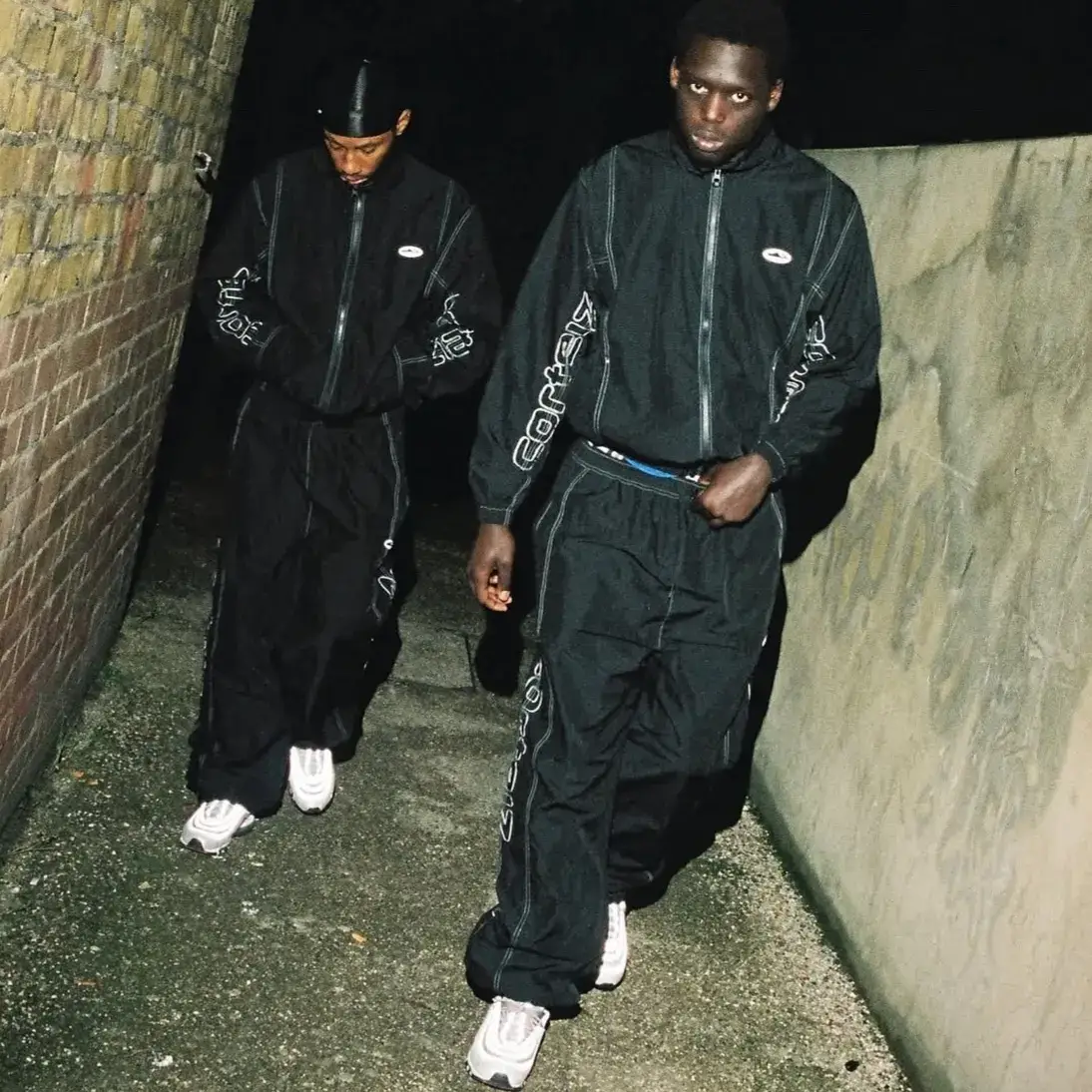 Corteiz Boiler Tracksuit Stand Collar Jacket Windbreaker Sports European and American Hip-Hop Pants Jacket Suit