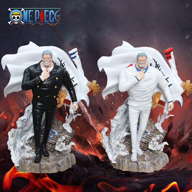 One Piece High-Quality Gk Figure, Admiral of the Navy, Strongest Navy Three-Headed Statue, Karp, Large Player Gk Ornament Gift