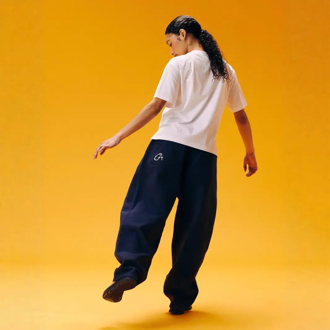 Autumn and winter cross-border new American tide brand men and women with the same loose hundred casual pants high street trend straight wide-legged pants