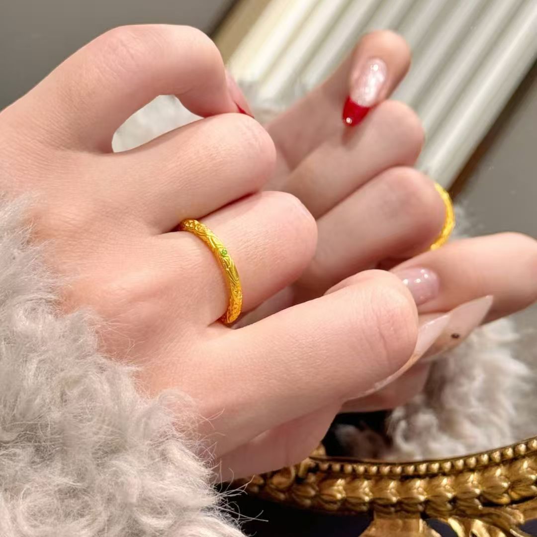 Nezha-Style Qiankun Ring for Women 2026 New Vintage New Chinese Style Niche Design Ring Hand Jewelry Customization