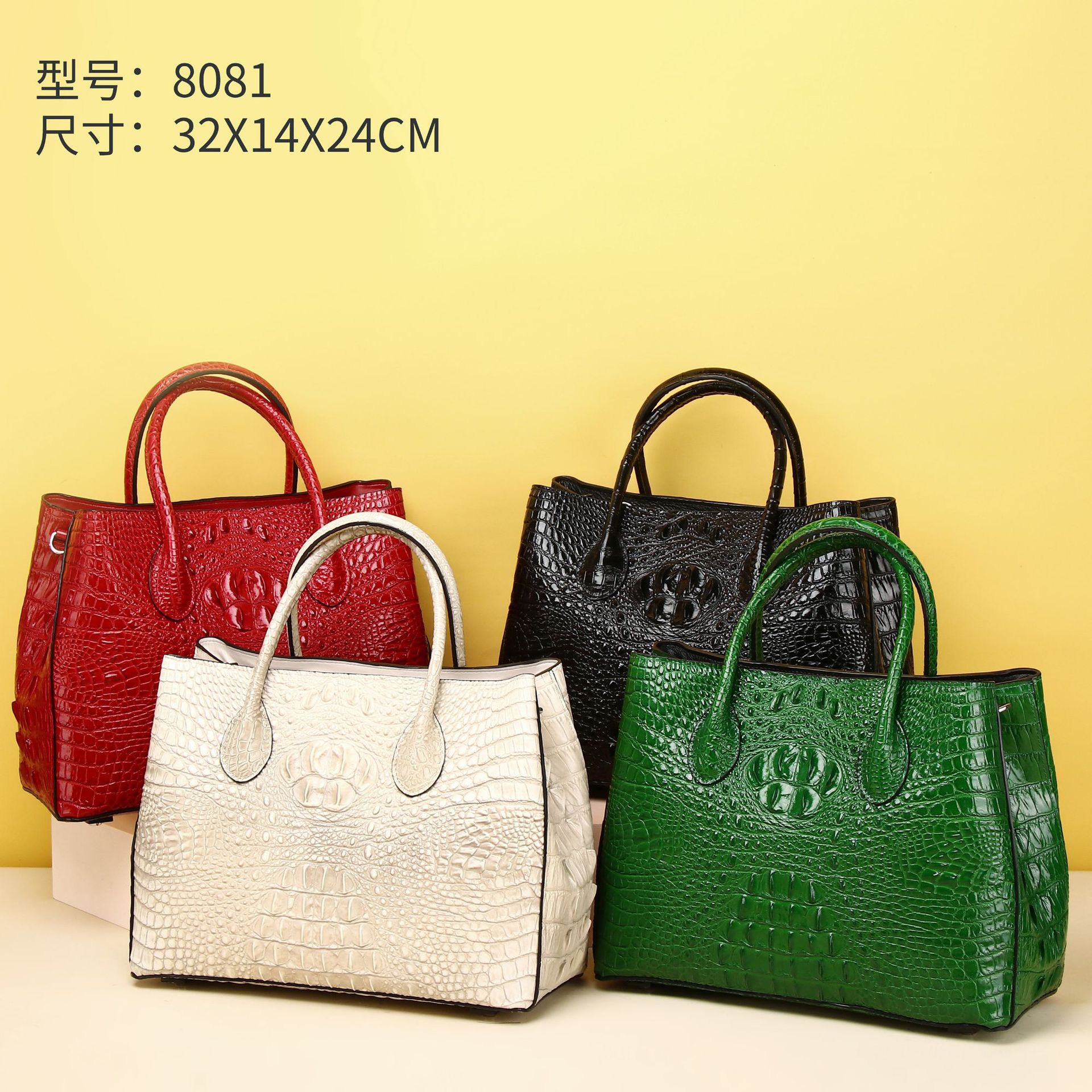 Crocodile bone garden bag ladies handbag shoulder diagonal women's bag classic high-end ladies bag a generation of hair