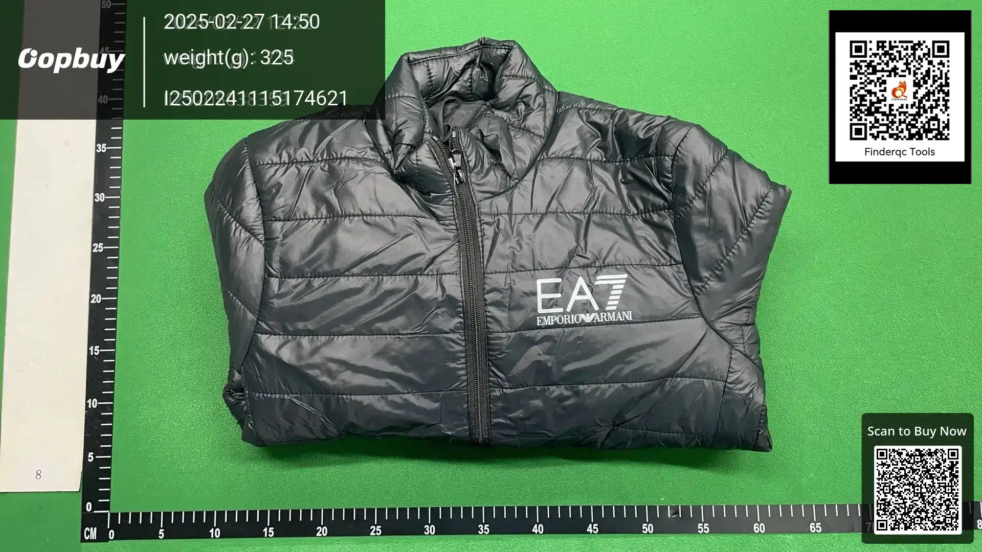 EA7 Emporio Armani Padded Jacket Black