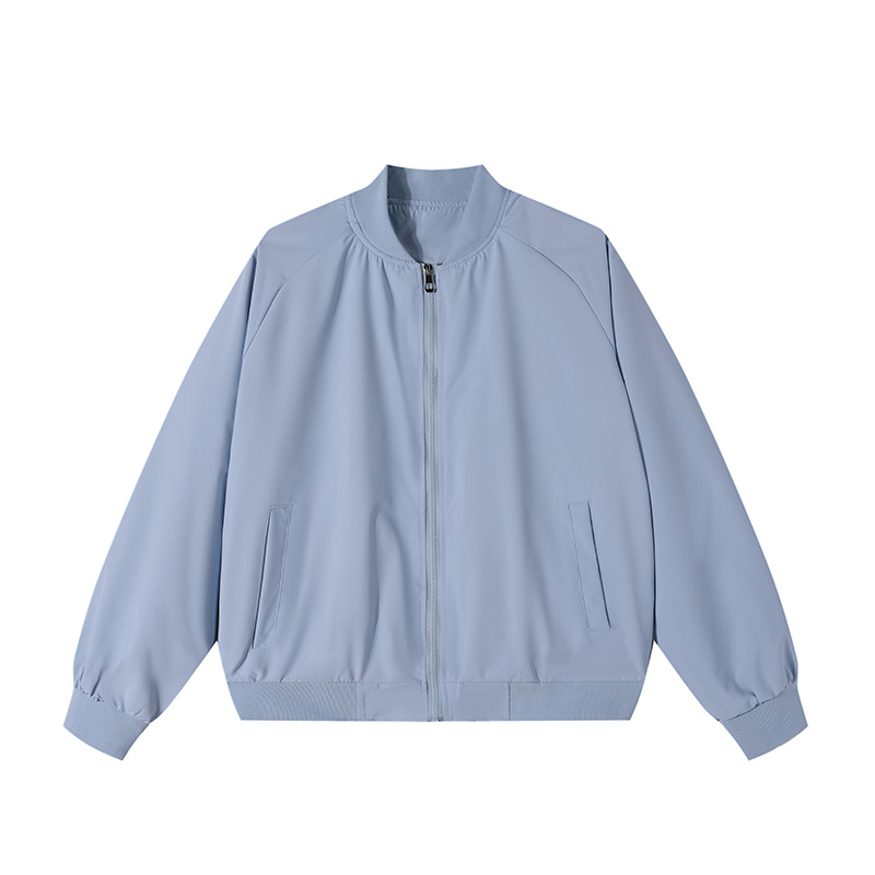 Spring and Autumn Stand Collar Jacket for Men, Sports Casual Middle-Aged Coat, American Retro Pilot Baseball Jacket, Cross-Border Wholesale