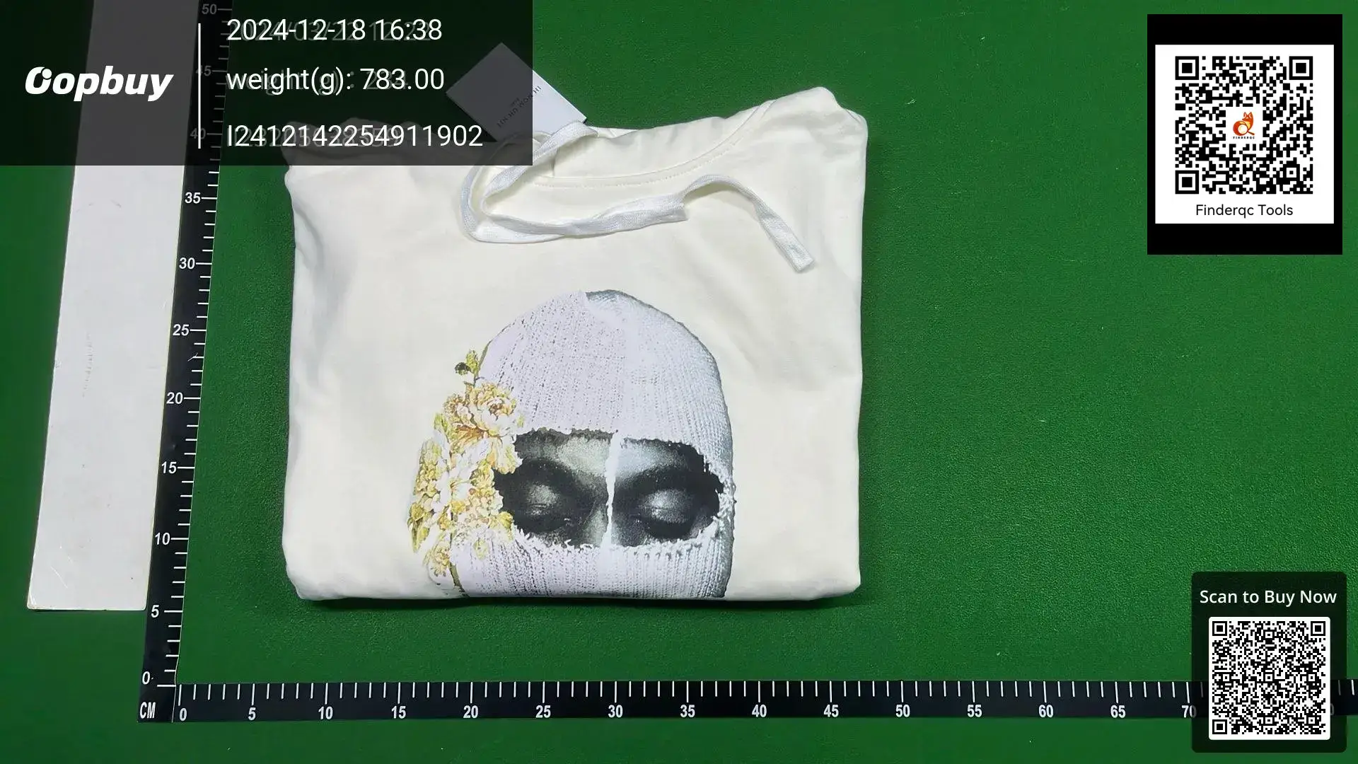 Foreign Trade IH NOM UH NIT Pearl Masked Man Like Sweater Hip Hop High Street Strange Story Couple Hoodie