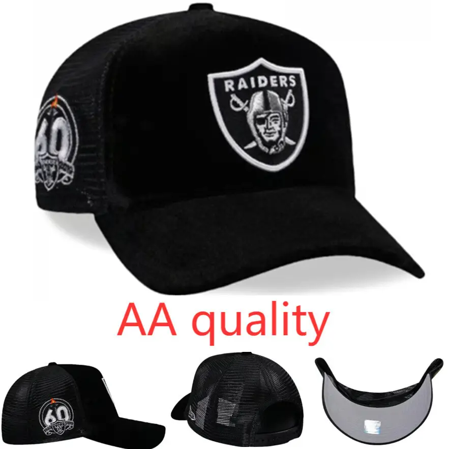 Foreign Trade Cross-Border Hot-Selling New Model Team Aa High-Quality Four Major League Hfl Adjustable American-Style Embroidered Baseball Cap