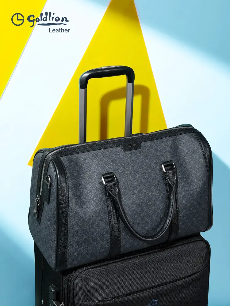 Goldlion New arrival Men Handbag Large Capacity Luggage Bag Short-Distance Business Travel Bag Casual Travel Bag