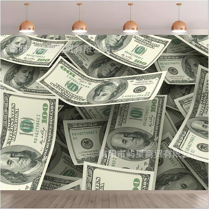 Cross-Border Dollar Bill Theme Photography Background Money New Cash Currency Birthday Party Divided into Photo Background Paper QC-foto från 1688 på Qualit.ly