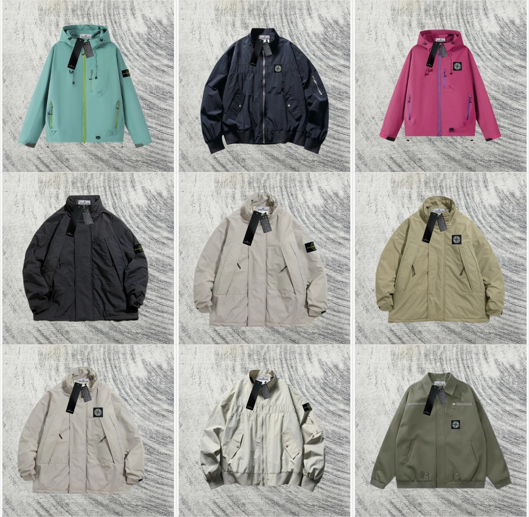 s.t.d windproof jacket