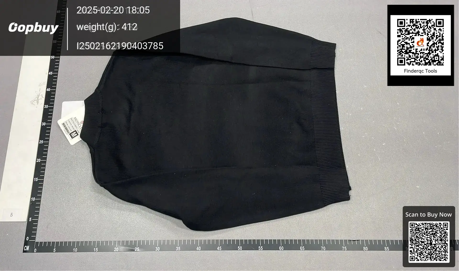 Moncler Black Pullover