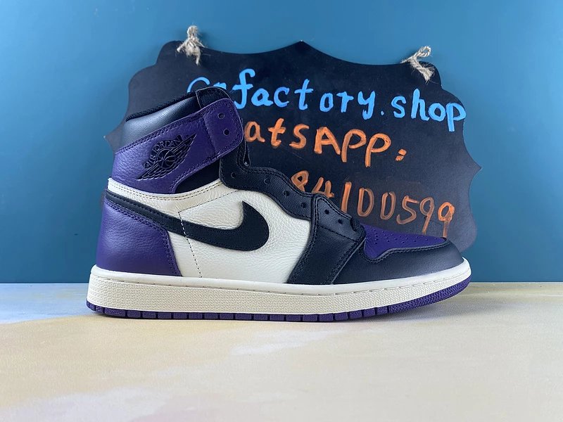 H40CN Jordan 1 Retro High Court Purple-555088-501