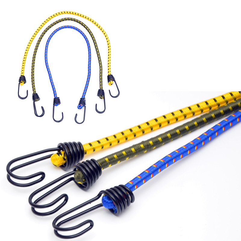 Outdoor binding rope thick elastic tent rope high elastic clothesline camping luggage packaging wholesale 60cm