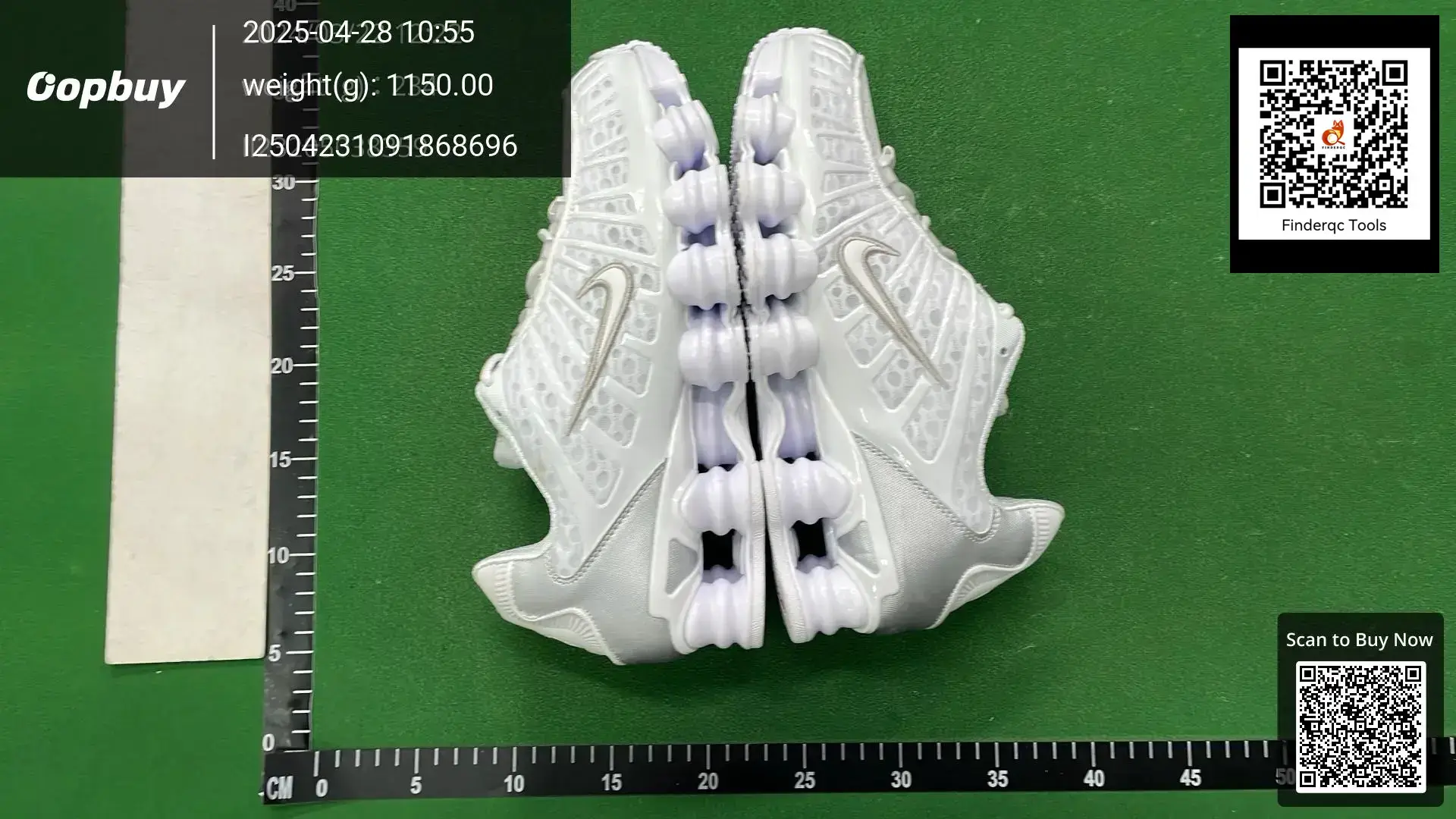Nike Shox TL White Silver Men's Shoes