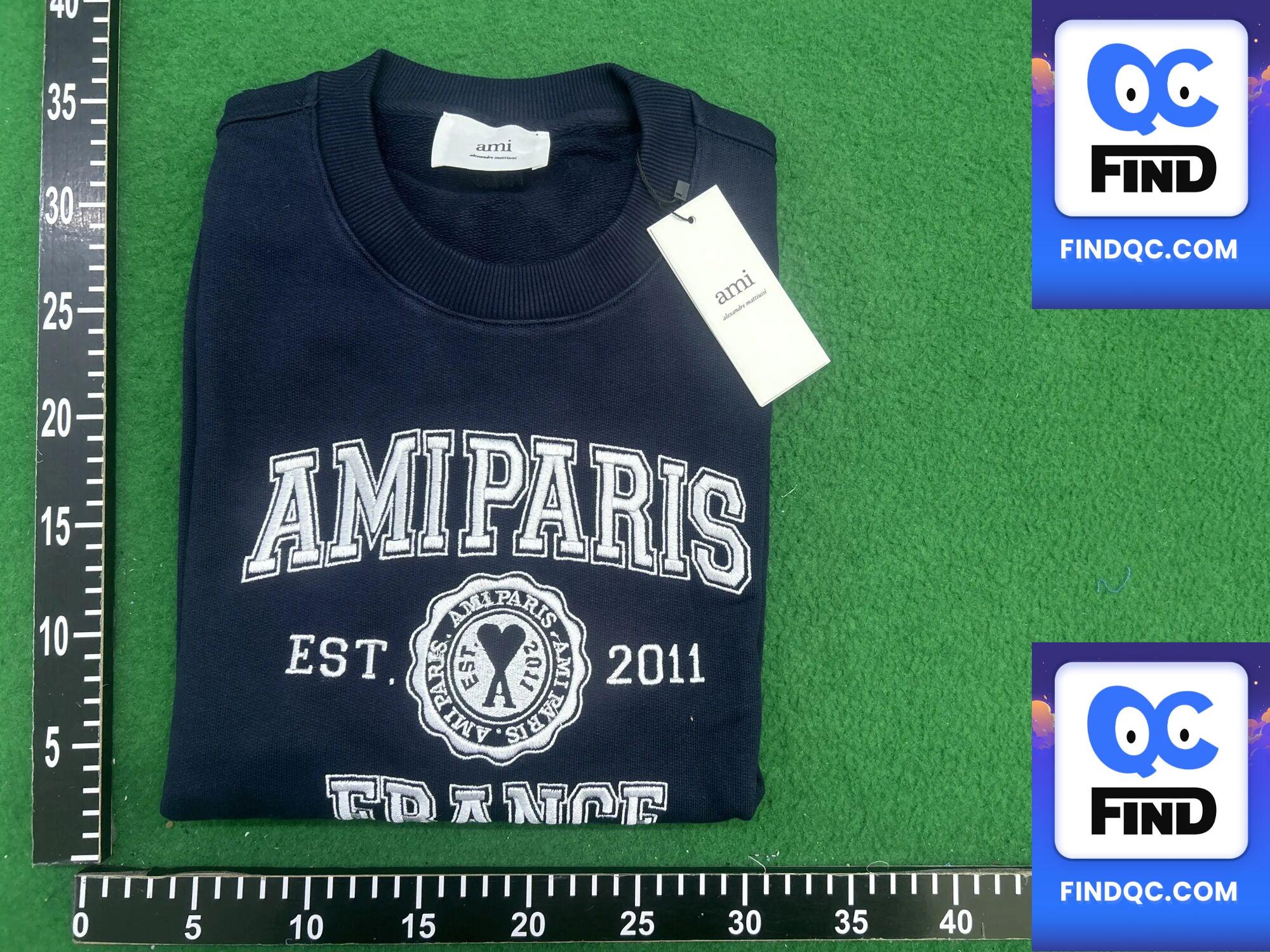 Big Embroider letter Sweatshirt QC